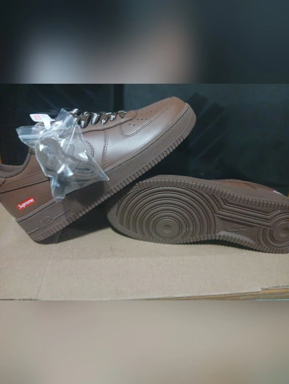 Supreme x Nike Air Force 1 Low Brown